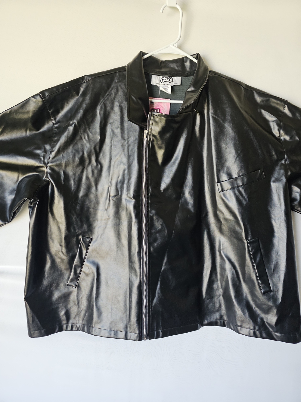 NWT Grease T-Birds Faux Leather Jacket Costume 4X - Picture 4 of 16
